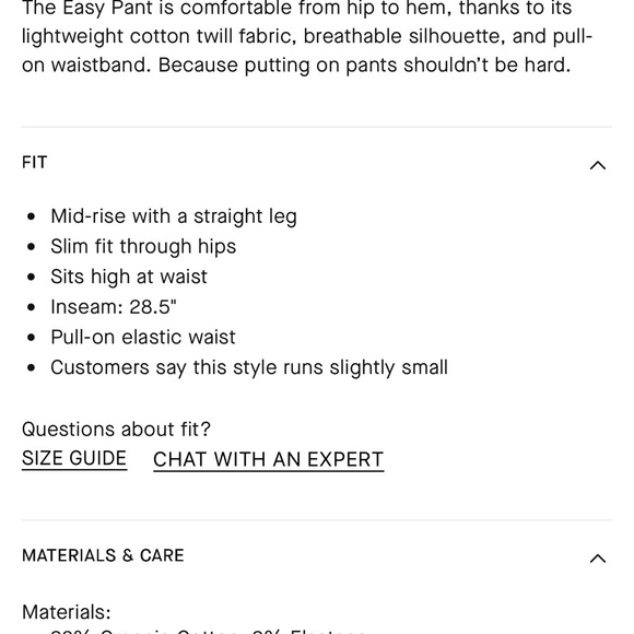 Everlane Easy Pants - Kalamata (Olive Green) - Picture 9 of 10